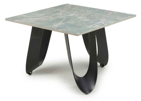Oshawa Ceramic Square End Table In Green