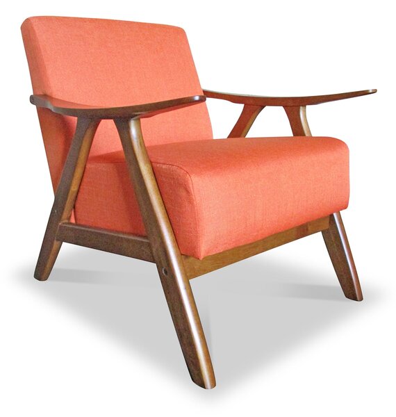 Hollis Deep Padded Retro Armchair for Living Room | Roseland