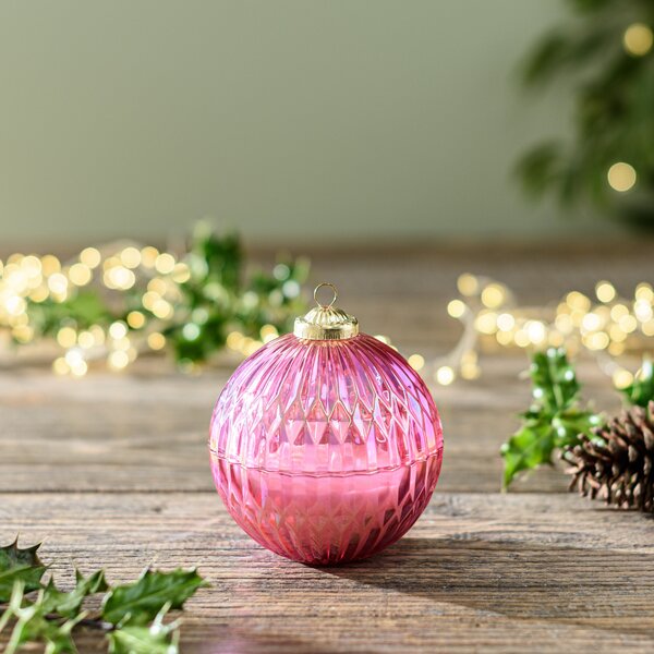 Limoncello Spritz Pink Bauble Multi Wick Candle Pink