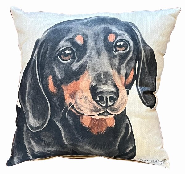 Daro Dachshund Square Cushion