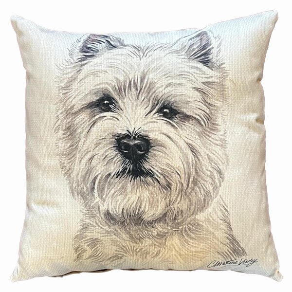 Daro Highland Terrier Square Cushion