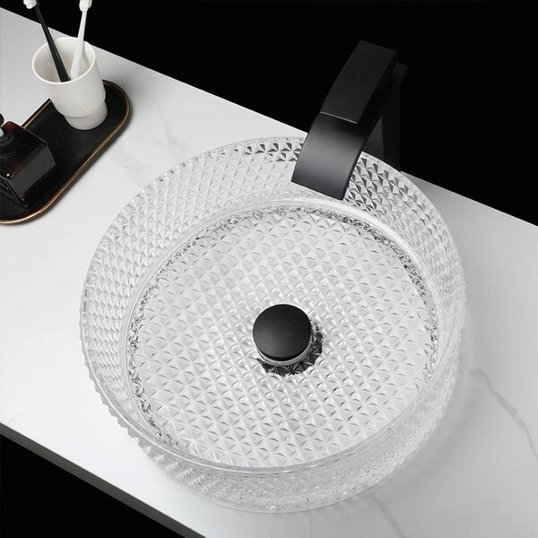 Countertop washbasin Rea Cristal Transparent