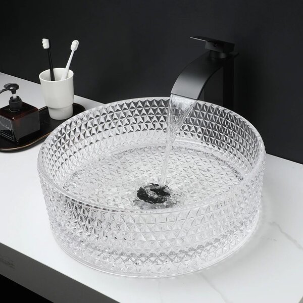 Countertop washbasin Rea Cristal Transparent