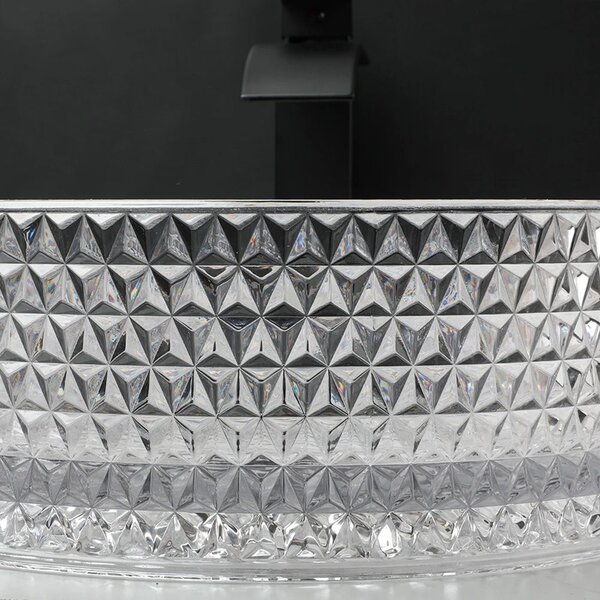 Countertop washbasin Rea Cristal Transparent
