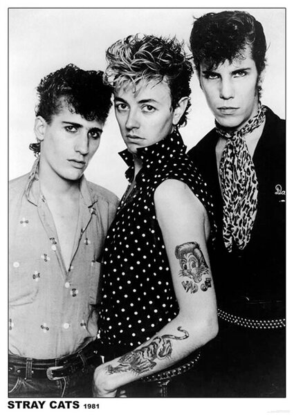 Poster Stray Cats - Group