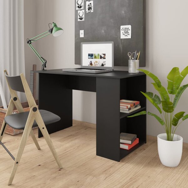 Desk Black 110x60x73 cm Engineered Wood