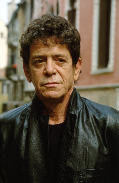 Photography Singer and musician LOU REED in Venice in 2002