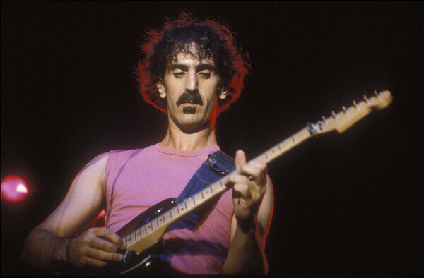 Photography Portrait of rock musician Frank Zappa, 1982