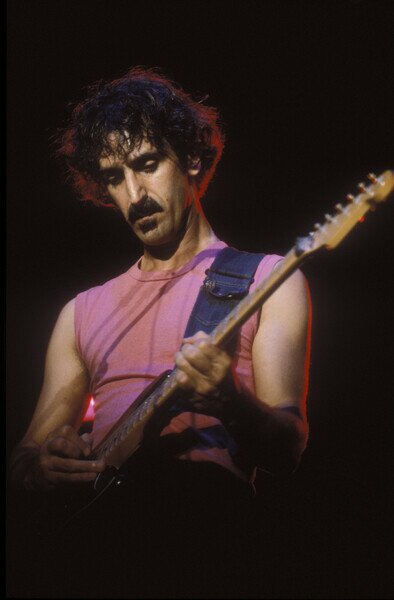 Photography Portrait of rock musician Frank Zappa, 1982