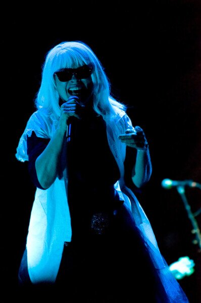 Photography Debbie Harry headlining at Kendal Calling in 2011