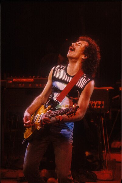 Photography Carlos Santana, 1985