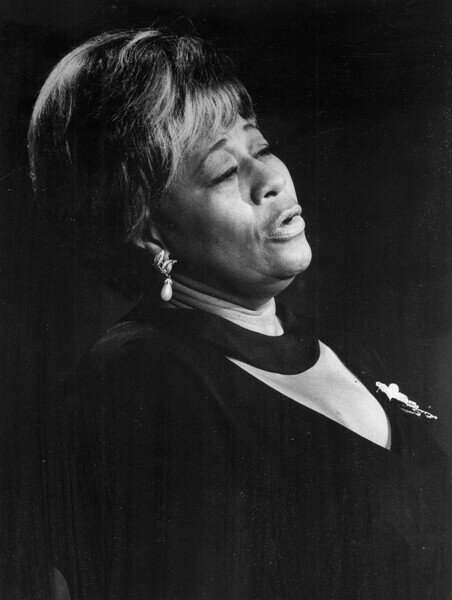 Photography Portrait of Ella Fitzgerald, 1970s