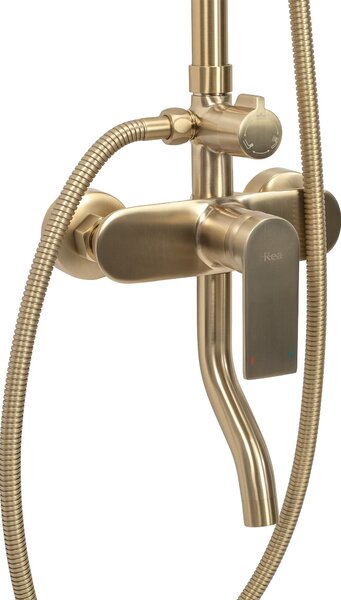 Shower set Rea VERSO BRUSHED GOLD