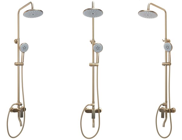 Shower set Rea VERSO BRUSHED GOLD