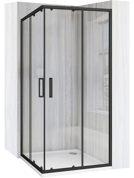 Shower enclosure Rea City 80x80 Black
