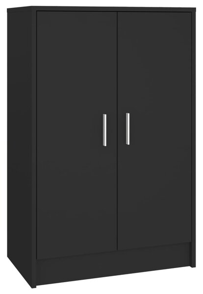 Shoe Cabinet Black 60x35x92 cm Engineered Wood