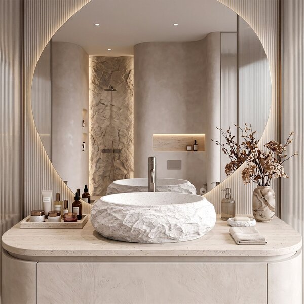 Countertop Basin Rea Mika Cloudy