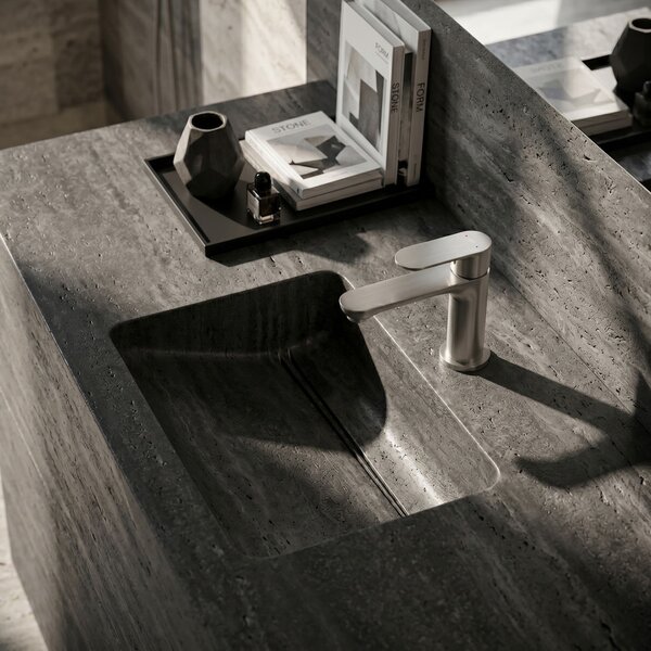 Bathroom faucet Rea Logan Brush Nickel