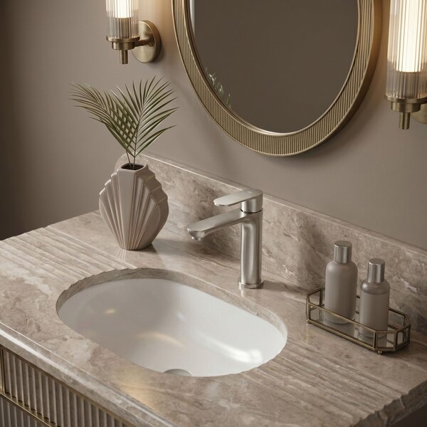 Bathroom faucet Rea Logan Brush Nickel