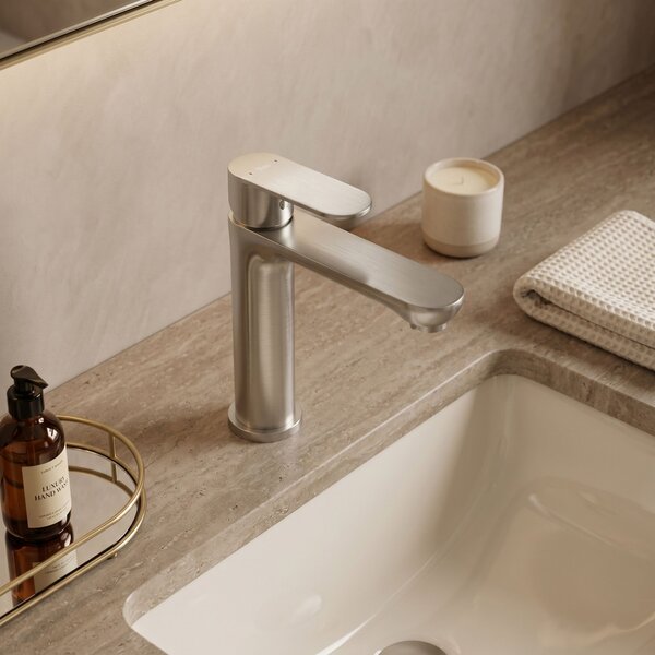 Bathroom faucet Rea Logan Brush Nickel