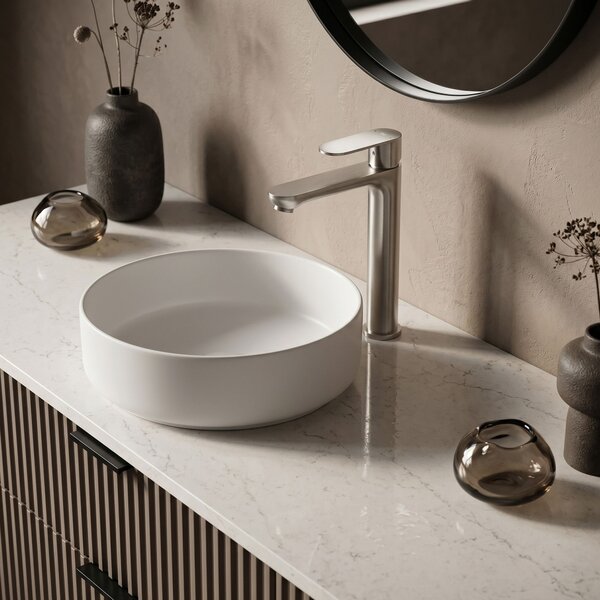Bathroom faucet Rea Logan Brush Nickel
