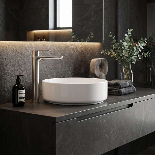Bathroom faucet Rea Logan Brush Nickel