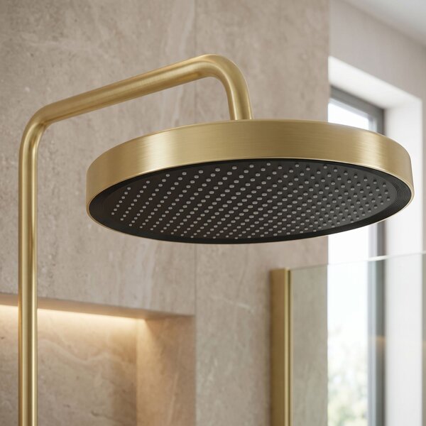 Shower set Rea Prime Brush Gold