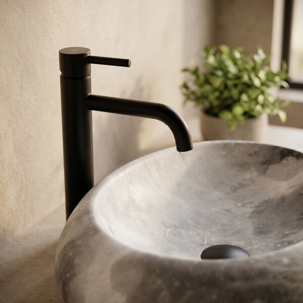 Countertop Basin Rea Roxy C Stone L.GREY