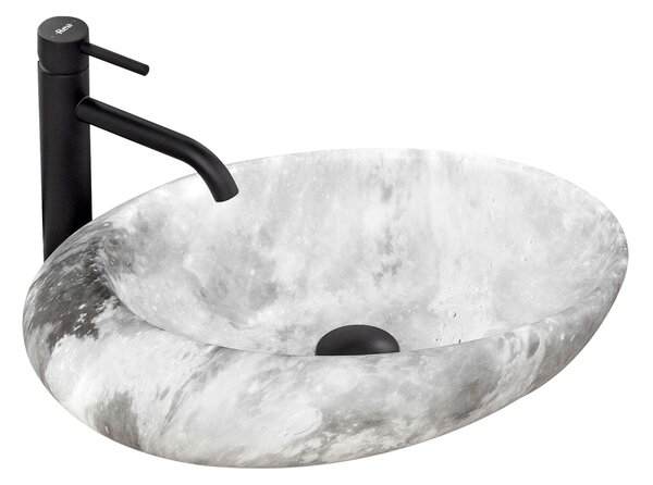 Countertop Basin Rea Roxy C Stone L.GREY