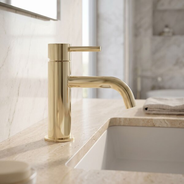 Bathroom faucet Rea Lungo L.Gold Low