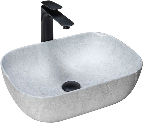 Countertop Basin Rea Livia Grey