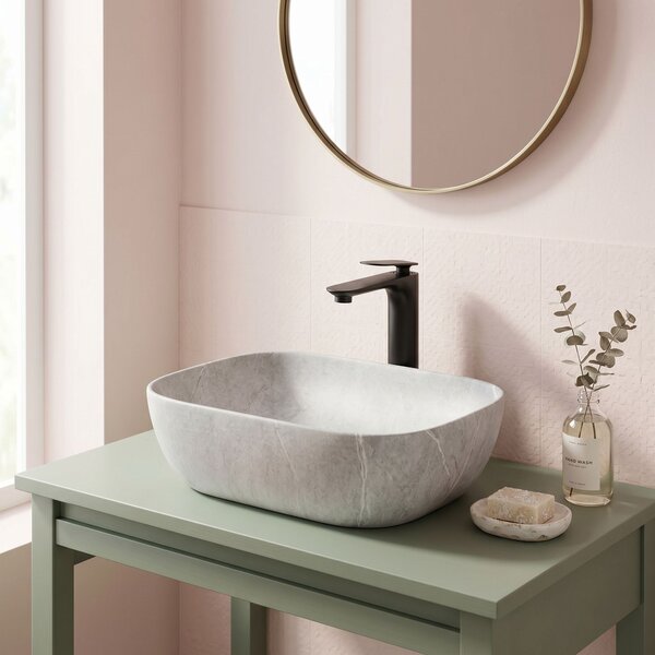 Countertop Basin Rea Livia Grey