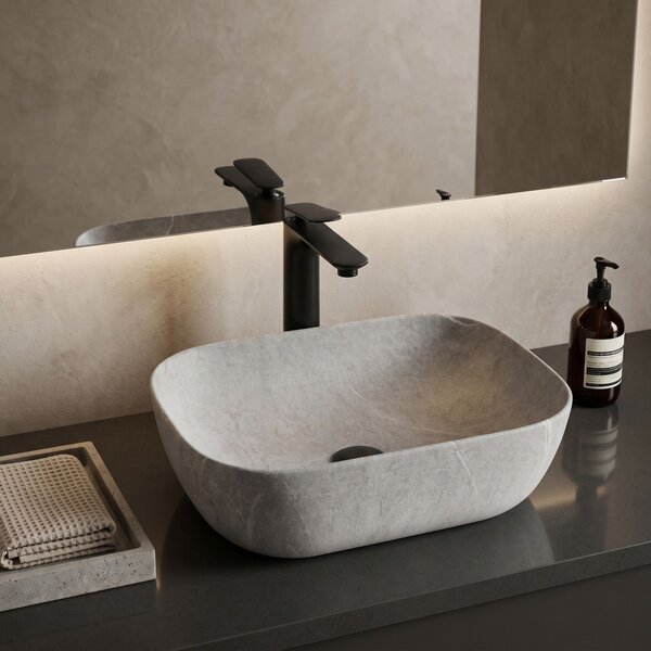 Countertop Basin Rea Livia Grey