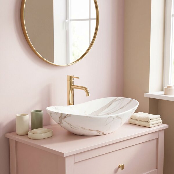 Countertop washbasin Rea Royal Lava Mat
