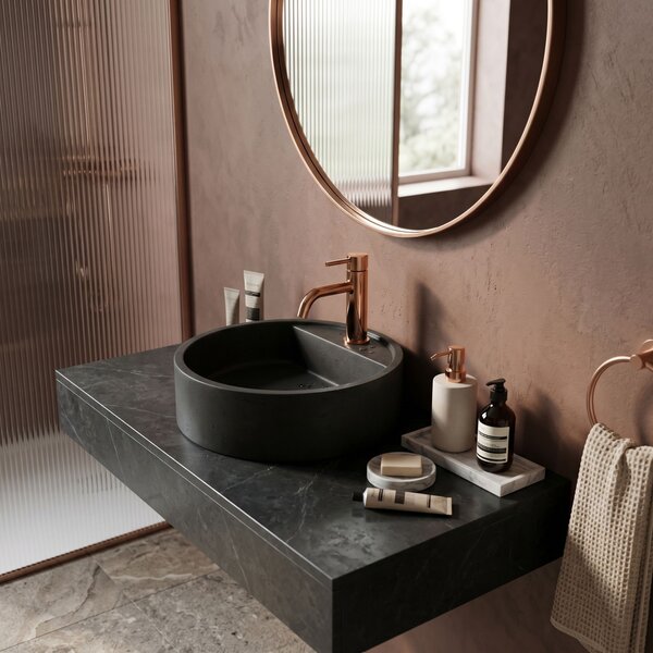 Bathroom faucet Rea Lungo Copper Low