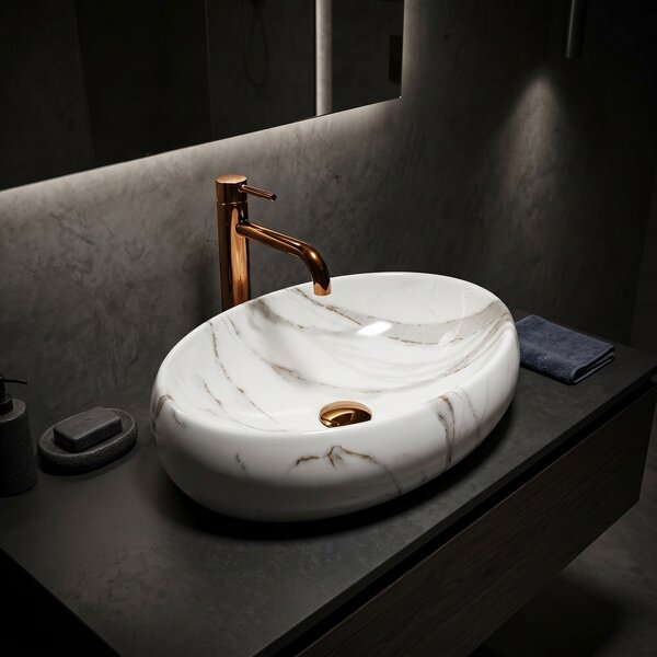 Countertop washbasin Rea Linda Lava