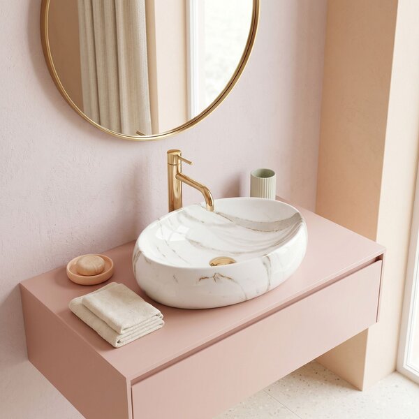 Countertop washbasin Rea Linda Lava