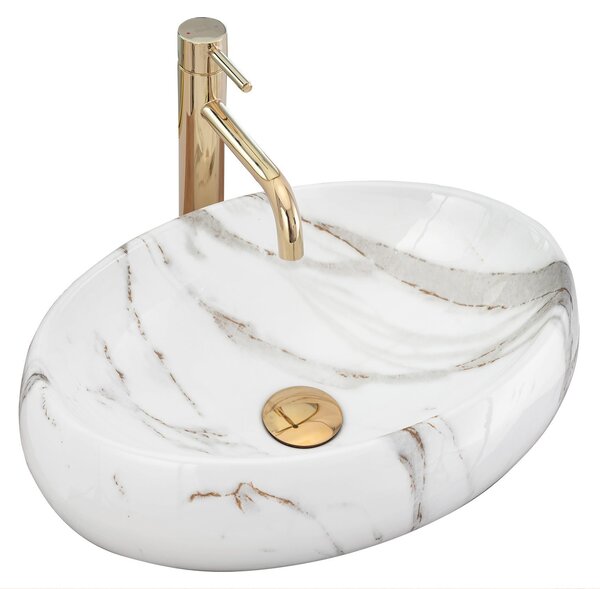 Countertop washbasin Rea Linda Lava