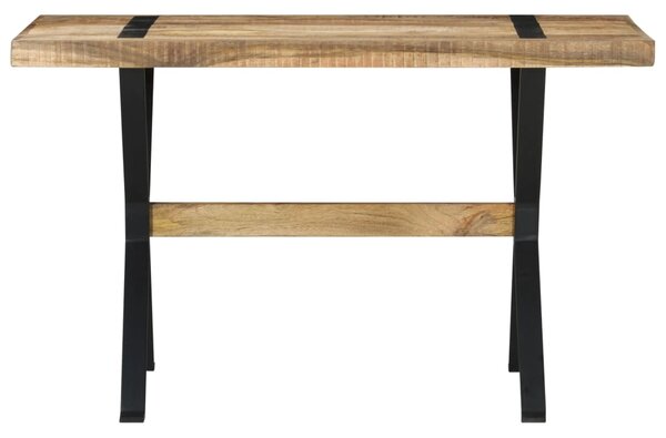 Dining Table 120x60x76 cm Rough Mango Wood