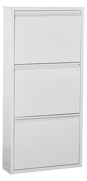 Shoe Rack Alexandra House Living White 50 x 103 x 15 cm 3 drawers