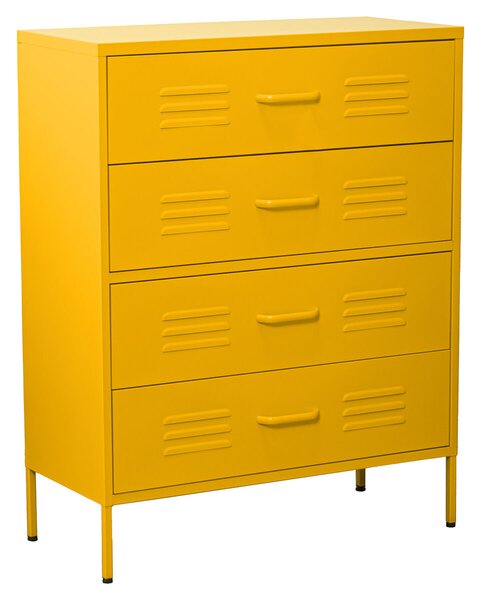 Chest of drawers Alexandra House Living Yellow 80 x 102 x 35 cm