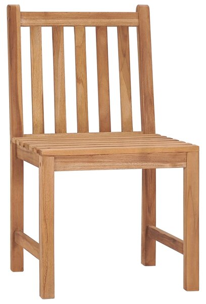 Garden Chairs 8 pcs Solid Teak Wood