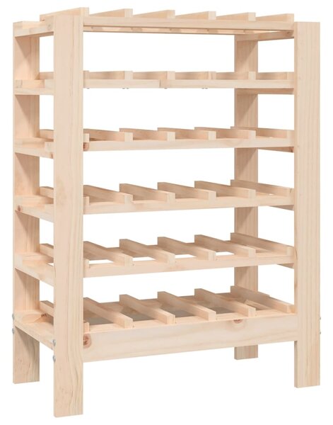 Wine Rack 61.5x30x82 cm Solid Wood Pine