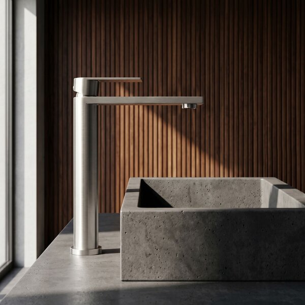 Bathroom faucet Rea Hunter Brush Nickel
