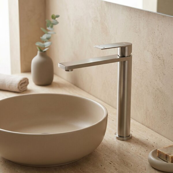 Bathroom faucet Rea Hunter Brush Nickel