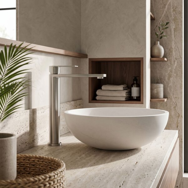 Bathroom faucet Rea Hunter Brush Nickel