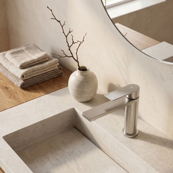 Bathroom faucet Rea Hunter Brush Nickel