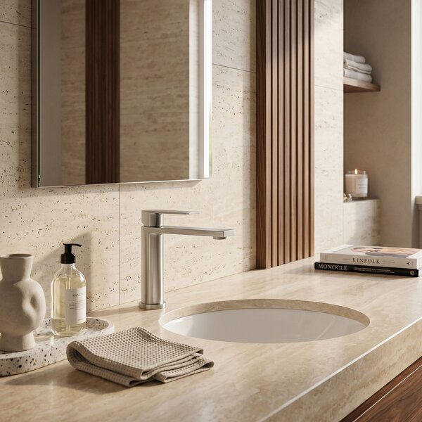 Bathroom faucet Rea Hunter Brush Nickel