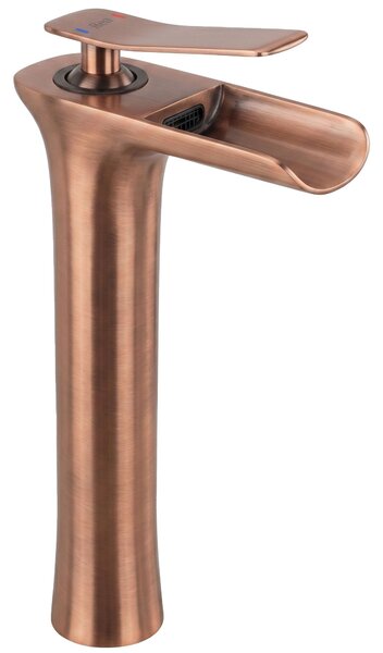 Bathroom faucet Rea Laguna Brush Copper high