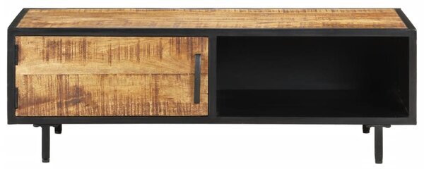 Coffee Table 105x50x35 cm Rough Mango Wood